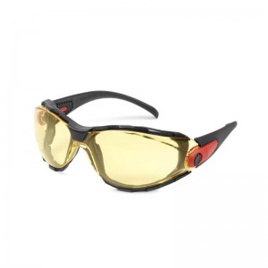 Elvex - Head Protection, GO-SPECS™ GOGGLE-LIKE FOAM LINED EYEWEAR IN AMBER SUPERCOAT™ ANTI-FOG LENS, GG-40A-AF