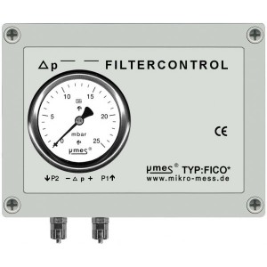 Mikro Mess GmbH - Differential Pressure Switches, FICO (pressure switch with analogue display)