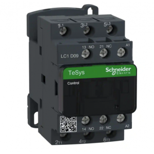 Schneider Electric - TeSys Deca contactor - 3P(3 NO) - AC-3/AC-3e - <= 440 V 9 A - 220 V AC coil