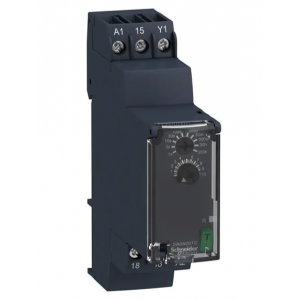 Schneider Electric - Harmony, Modular timing relay, 8 A, 1 CO, 0.05 s…300 h, power on delay , 24...240 V AC/DC