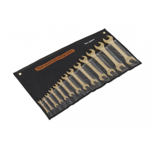 Sealey - Double Open End Spanner Set 13pc Non-Sparking, NS015
