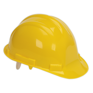 Sealey - Safety Helmet Yellow BS EN 397, SSP17Y