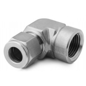 Swagelok - Tube Fittings and Adapters, Female Connectors, Stainless Steel Swagelok Tube Fitting, Female Elbow, 3/4 in. Tube OD x 3/4 in. Female NPT, SS-1210-8-12