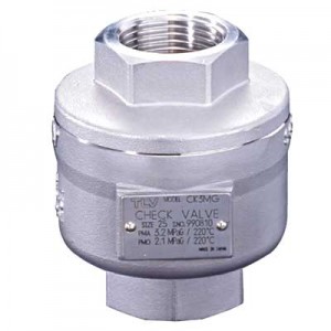 TLV - High capacity disk type check valve with center guided valve disc, CK3MG