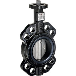 Belimo - Butterfly Valves, Butterfly valve, 2-way, DN 100, Flange with Wafer types PN 6 / 10 / 16, ps 1600 kPa, kvs 150 m³/h, kvmax 520 m³/h, Fluid temperature -20...120°C