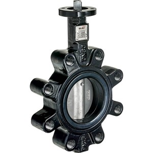 Belimo - Butterfly Valves, Butterfly valve, 2-way, DN 125, Flange with Lug types PN 10 / 16, ps 1600 kPa, kvs 260 m³/h, kvmax 880 m³/h, Fluid temperature -20...120°C