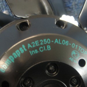 EbmPapst Fan, A2E250-AL06-01, M2E068-CF, CE