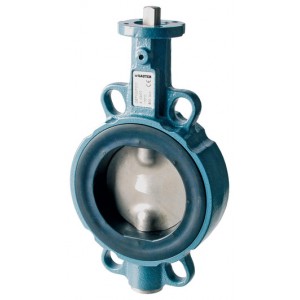 Sauter - Butterfly valvesmixing valves - Tight sealing butterfly valve, PN 16, DEF
