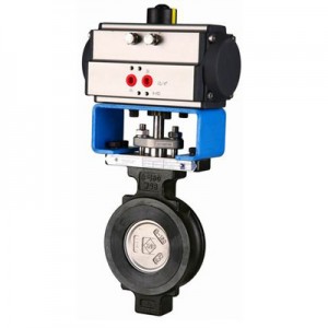 Pneumatic Actuated Butterfly Valves, Wafer, Alloy Steel