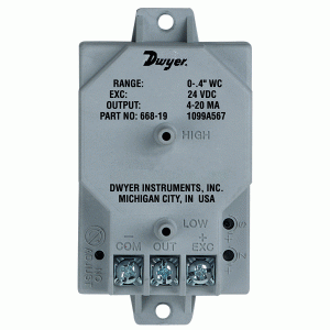 Dwyer - Differential Pressure Transmitter, Series 668