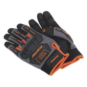 Sealey - Mechanic's Gloves Anti-Collision - Large, MG803L