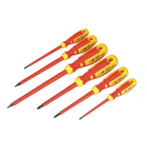 Sealey - Screwdriver Set 6pc VDE Approved GripMAX®, AK6122  ***IN STOCK***