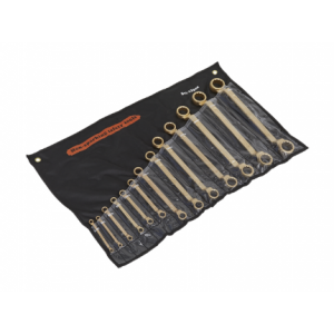 Sealey - Double End Ring Spanner Set 13pc 5.5-32mm Non-Sparking, NS016