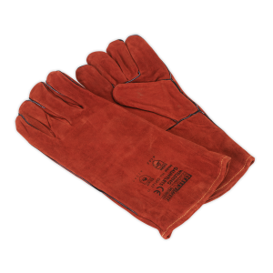 Sealey - Leather Welding Gauntlets Lined Pair, SSP141