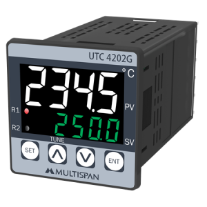 Multispan - Temperature Controller, Dual Output PID Controller - Full Featured, UTC-4202G
