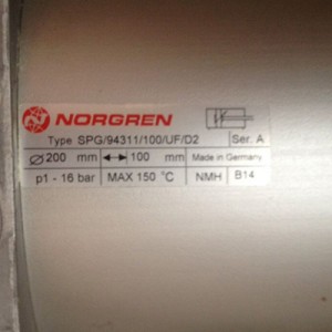 Norgren Pneumatic Cylinder, SPG/94311/100/UF+D2